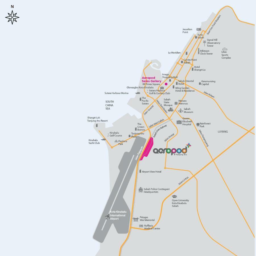 Flypod Hotel Kota Kinabalu Kültér fotó